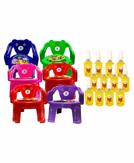 Kuchicoo Whistling Chair with Organic Magic Hand Sanitizer Pack of 18 - 50 ml Each