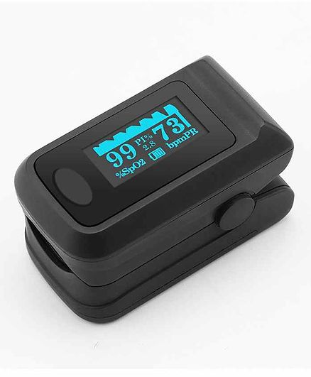 Sahyog Wellness Fingertip OLED Type Pulse Oximeter -Black Freeoffer