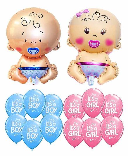 baby shower latex balloons