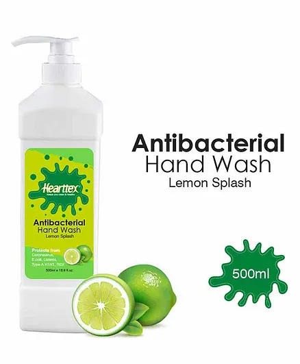 Hearttex Anti Bacterial Lemon Splash Hand Wash - 500 ml