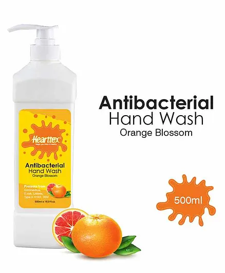 Hearttex Anti Bacterial Orange Blossom Hand Wash - 500 ml