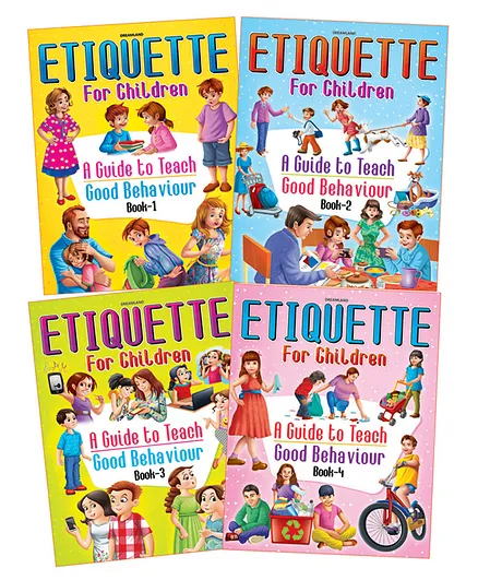 Dreamland Publications Etiquette for Children 4 Books - English