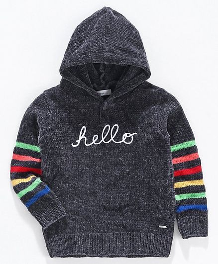 navy blue hooded sweater