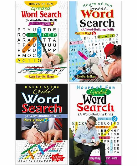 Sawan Word Search Books 5 to 8 Volume Pack of 4 - English