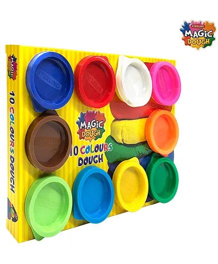 Sterling Magic Dough Pack of 10 - Multicolor