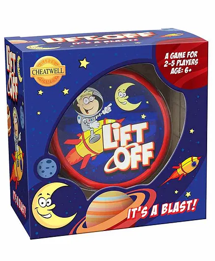 Jester's Chest Lift Off Board Game - Blue