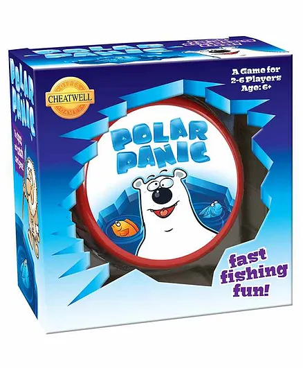 Jester's Chest Polar Panic Board Game Blue - 56 Cards