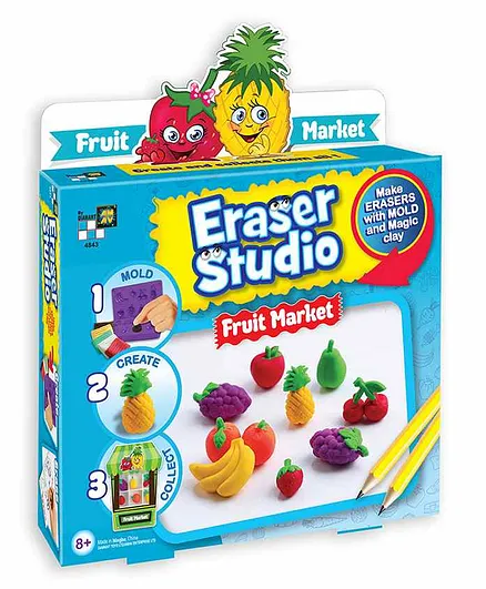 Jester's Chest Eraser Studio Fruits DIY Kit - Multicolor