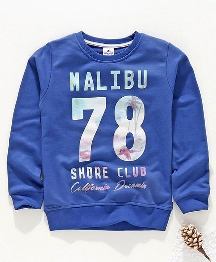 boys royal blue sweatshirt