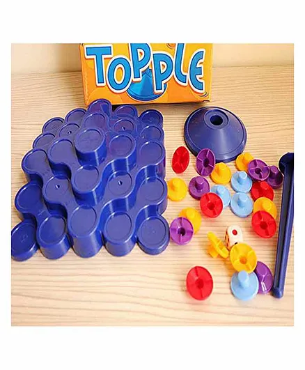 Yamama Topple Board Game - Multicolor