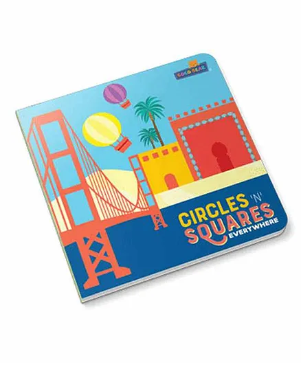 Coco Bear Circles & Square Everywhere Board Book - English 