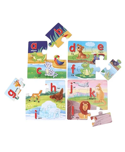 Creative Early Puzzle Step II Alphabet A to L Jigsaw Puzzle - 25 Pieces