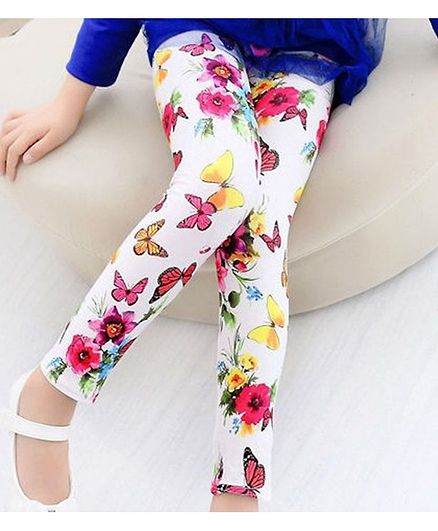 butterfly print leggings