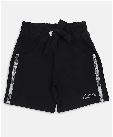 Ziama Printed Shorts - Black