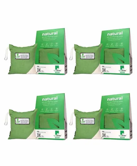 Breathe Fresh Large Vayu Natural Air Purifying Bag Pack of 4 - 250 gm Each