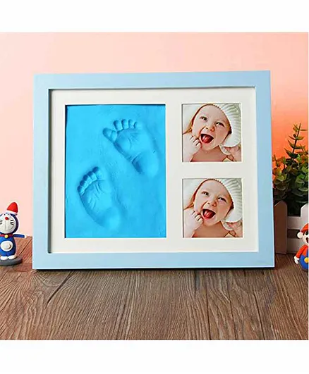 Mold Your Memories Imprint Frame With Clay - Blue