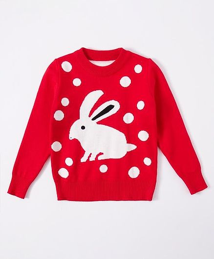 rabbit design sweater