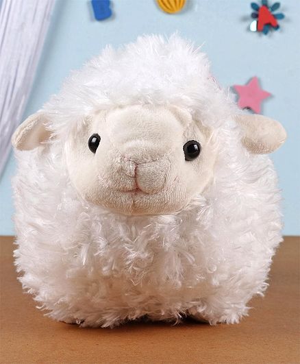 white lamb stuffed animal