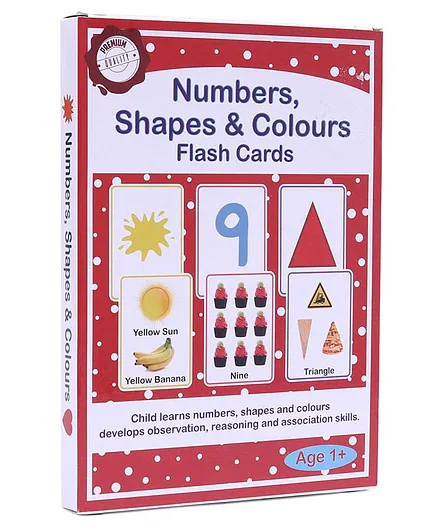 Meraki Babies Shapes and Colors Flash Cards Multicolor - 32 cards
