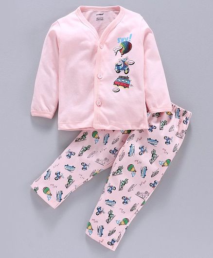 cucumber full sleeves night suit