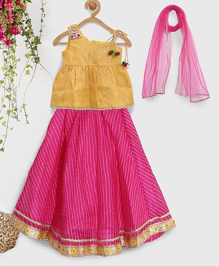 7 years baby lehenga