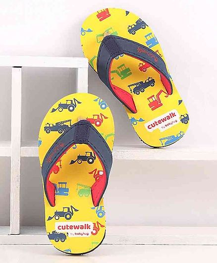 cute walk by babyhug flip flops