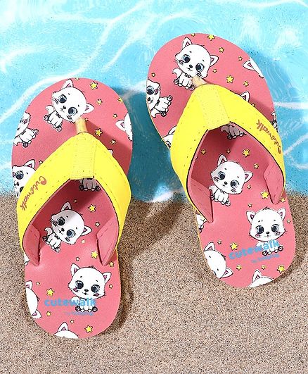 cute walk by babyhug flip flops