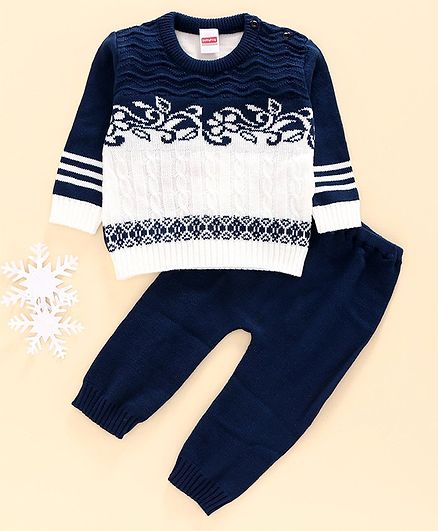 Buy Babyhug Full Sleeves Sweater Set 