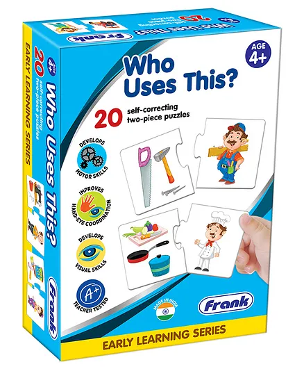Frank Who Uses This Self Correcting Puzzle Jigsaw Puzzle - 40 Pieces 