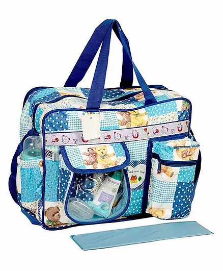 BeyBee Baby Diaper Nappy Changing Baby Diaper Bag Baby Bag Mummy Bag Handbag Mama's Bag Diaper Bag One Size - Dark Blue