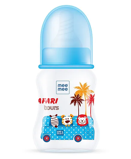 Mee Mee Eazy Flo Premium Baby Feeding Bottle Blue - 125 ml