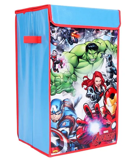 Marvel Avengers Folding Toy Storage Box - Blue