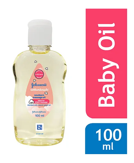 Johnson's Baby CottonTouch Newborn Massage Oil - 100ml Online in India, Buy  at Best Price from  - 3754509