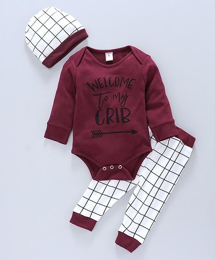 burgundy onesie baby girl