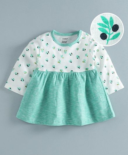 cucumber frocks for baby girl
