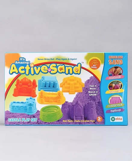 Ekta Toys Active Sand Castle Play Set - Purple 