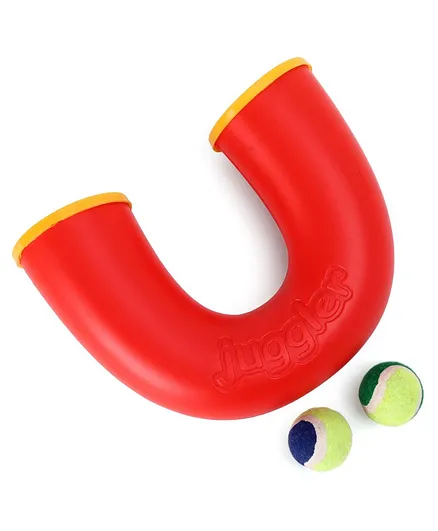 Toy Cloud Juggler Ball Game - Red