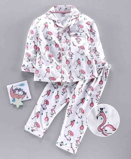 firstcry baby girl night suit