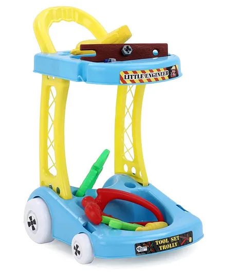 Mamma Mia Tool Set Trolley Pretend Playset - 10 Pieces
