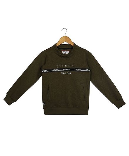 sweatshirt olive green