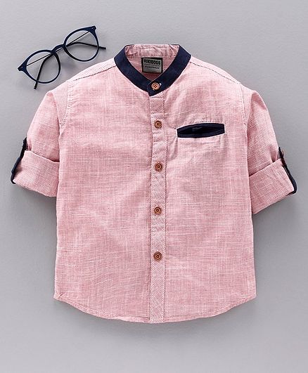 light pink boys shirt