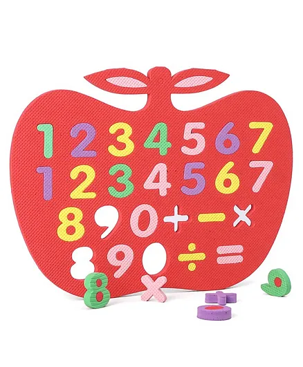 Aarohi Toys Eva Learning Board Red - 26 Pieces