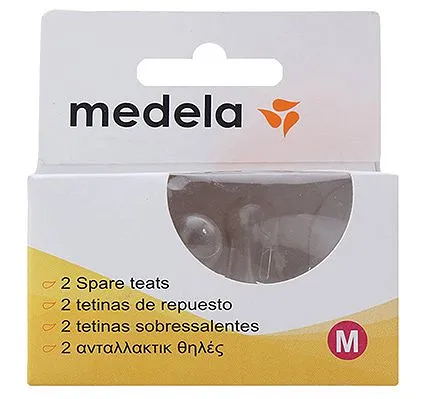 Medela - Spare Teats Medium Size - Pack of 2
