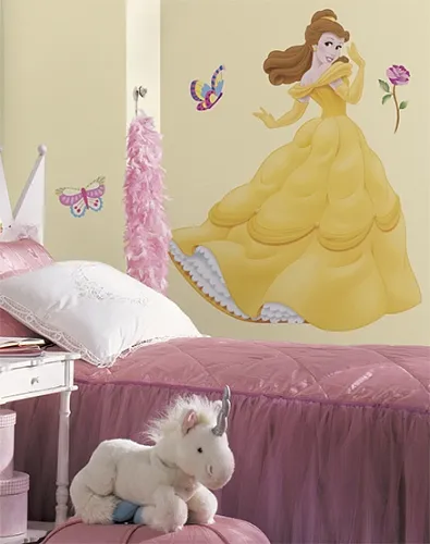 RoomMates Disney Princess Belle Giant Applique Sticker