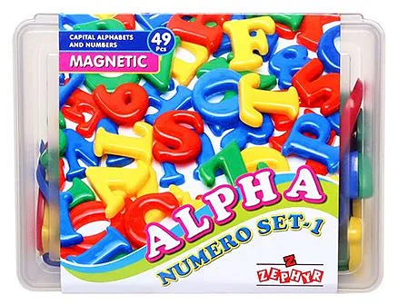 Zephyr Alpha Numero Magnetic Set - 49 Pieces