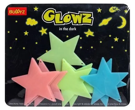 Buddyz Glowz Big Stars - 8 Pieces (Color May vary)