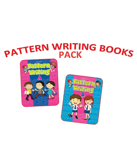 Dreamland Capital and Small Letters Pattern Writing Practice Book Pack 1 for Children
