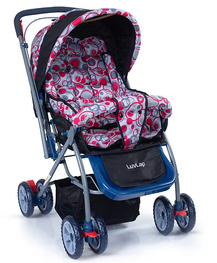 LuvLap Starshine Baby Stroller/Pram for 0-3 Years, Lightweight