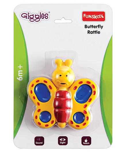 Giggles Butterfly Rattle (Colour May Vary) Online India, Buy Baby