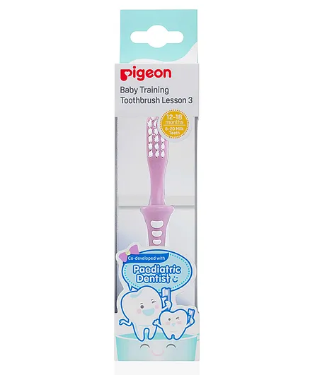 Pigeon - Baby Training Toothbrush - Lesson 3